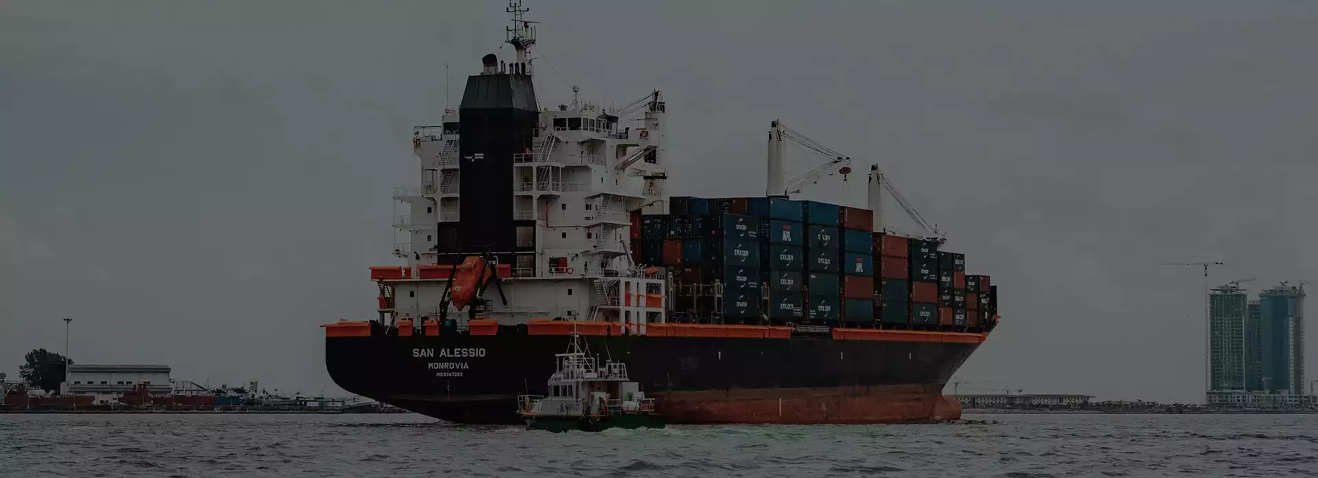 Ship in water